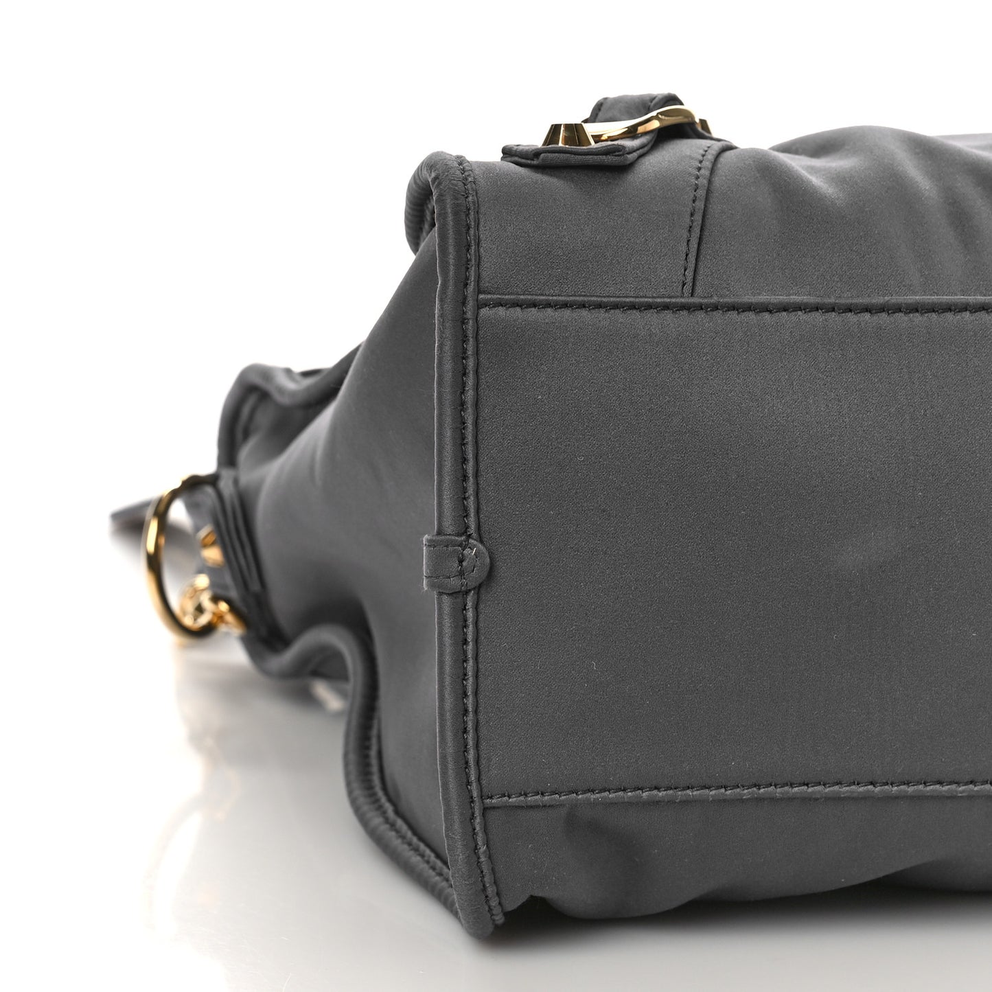 Satin Classic Gold Hardware City Gris Ardoise