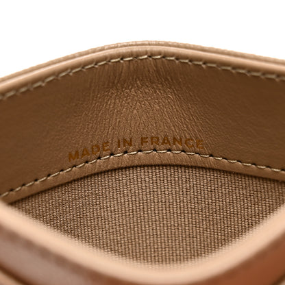 Chanel Caviar Quilted Card Holder Brown 6 of 9