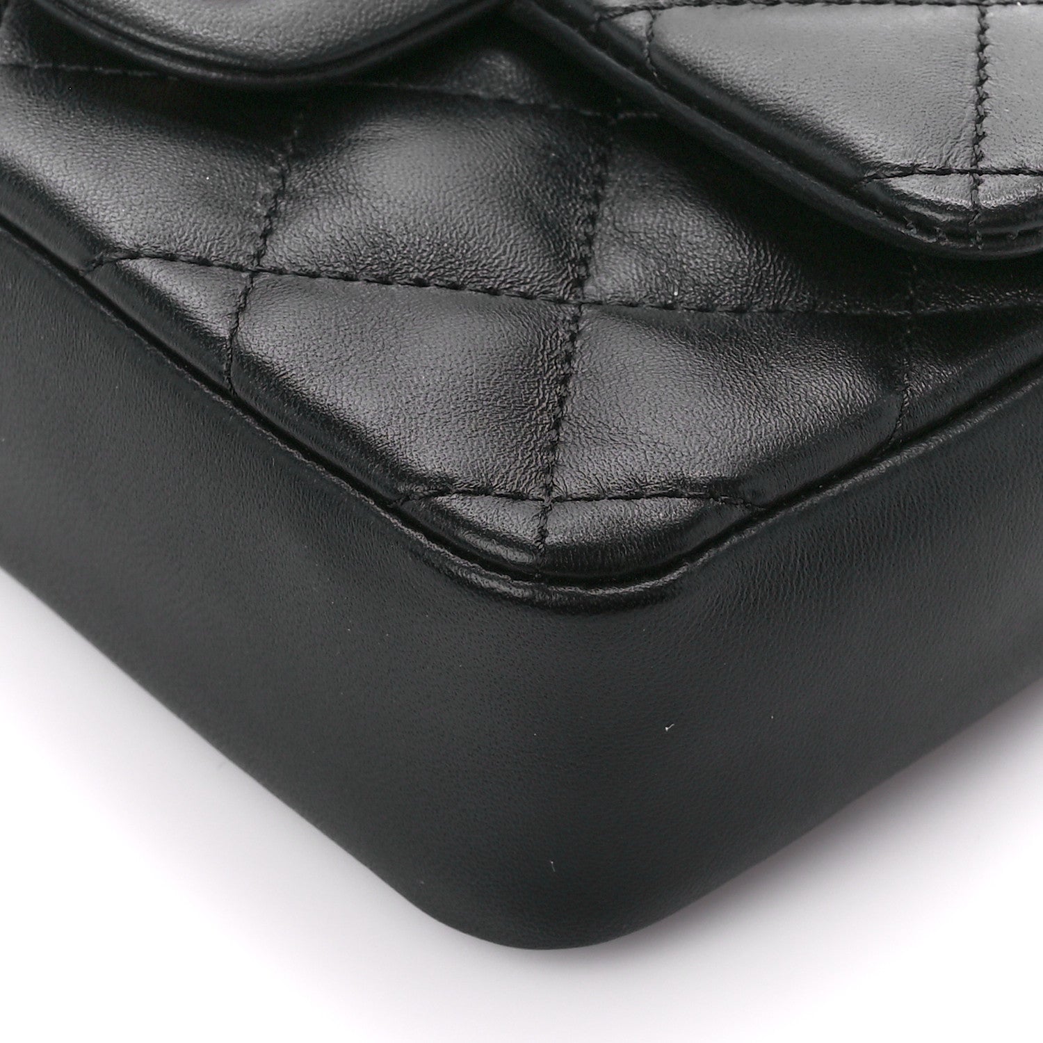 Chanel Lambskin Quilted Mini Heart Charms Flap Black 11 of 12