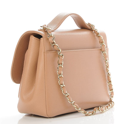 Chanel Caviar Quilted Small Business Affinity Flap Camel 3 of 8