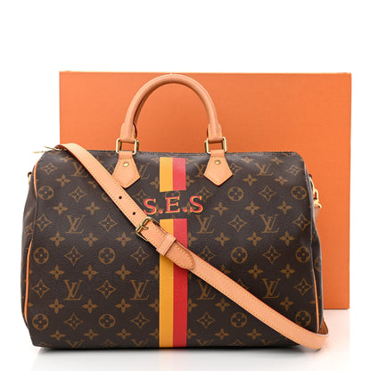 Louis Vuitton Monogram My LV Heritage Speedy Bandouliere 35 Jaune Rouge 11 of 11