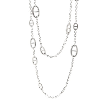 Hermes Sterling Silver Farandole Necklace 160 1 of 5