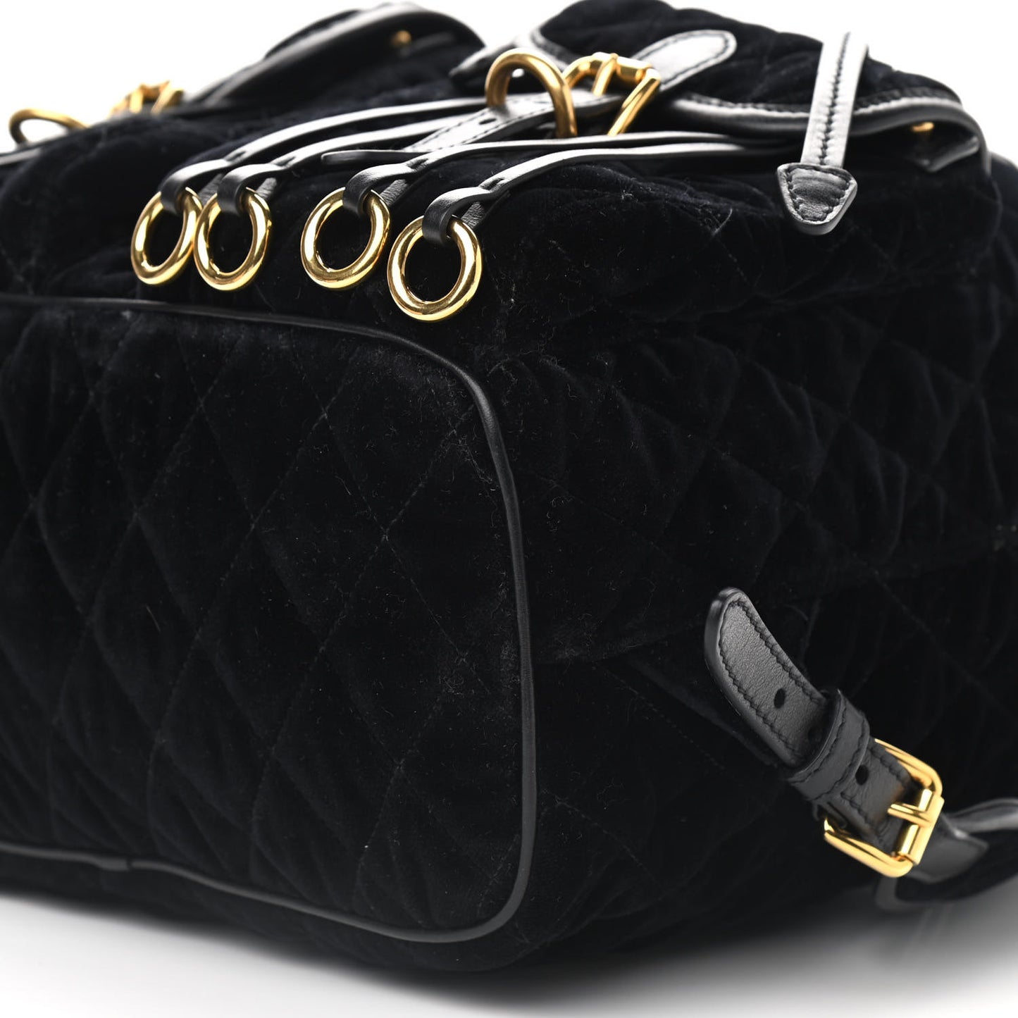 Velluto Velvet Impunture Corsaire Backpack Black