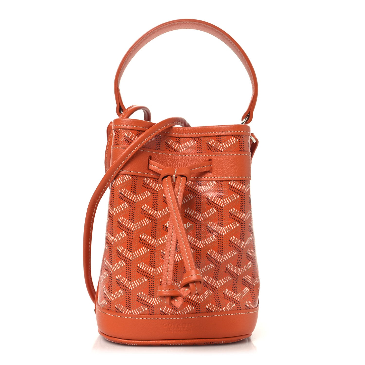 Goyard Goyardine Petit Flot Mini Bucket Bag Orange 1 of 9