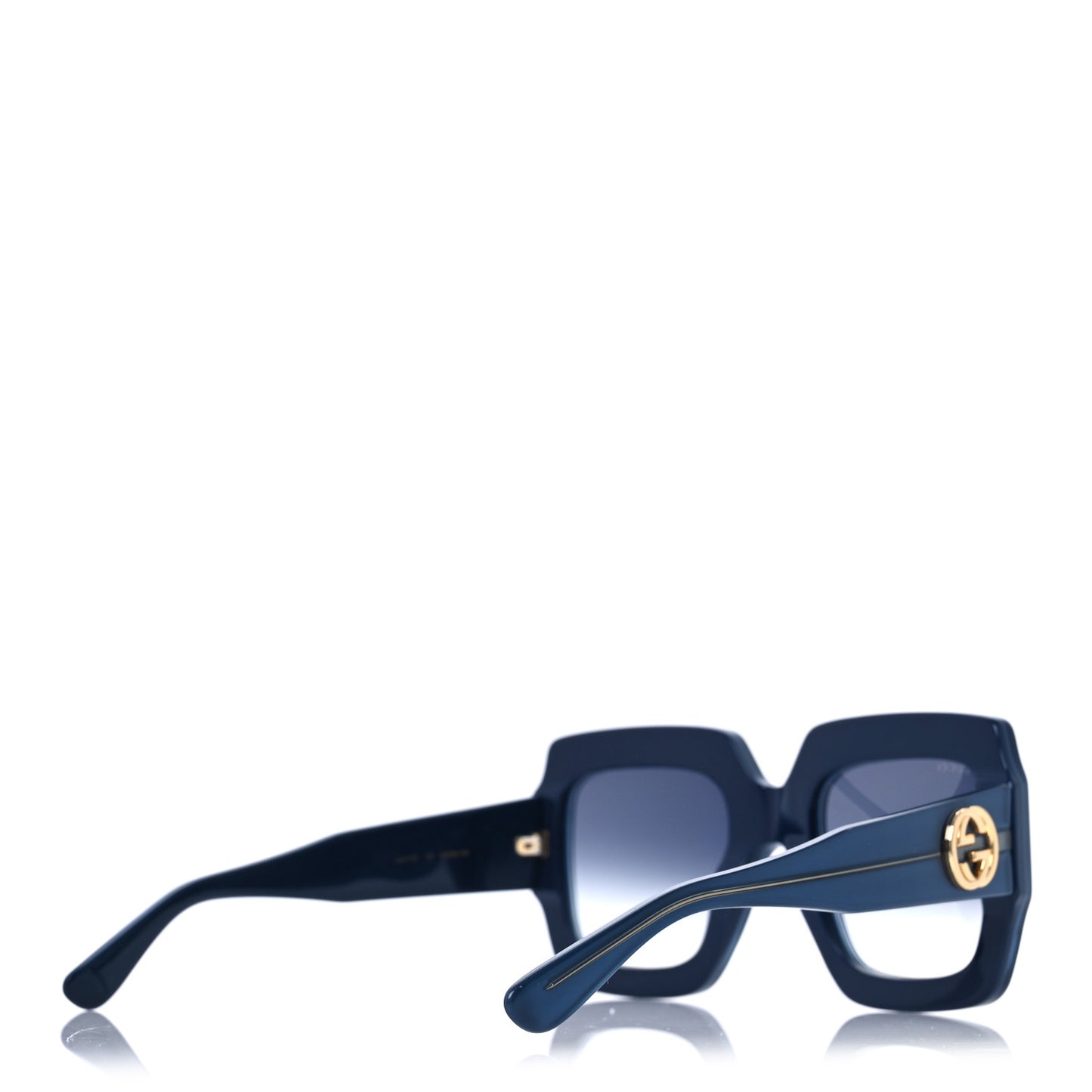 Acetate Square Web Frame GG0178S Sunglasses Navy