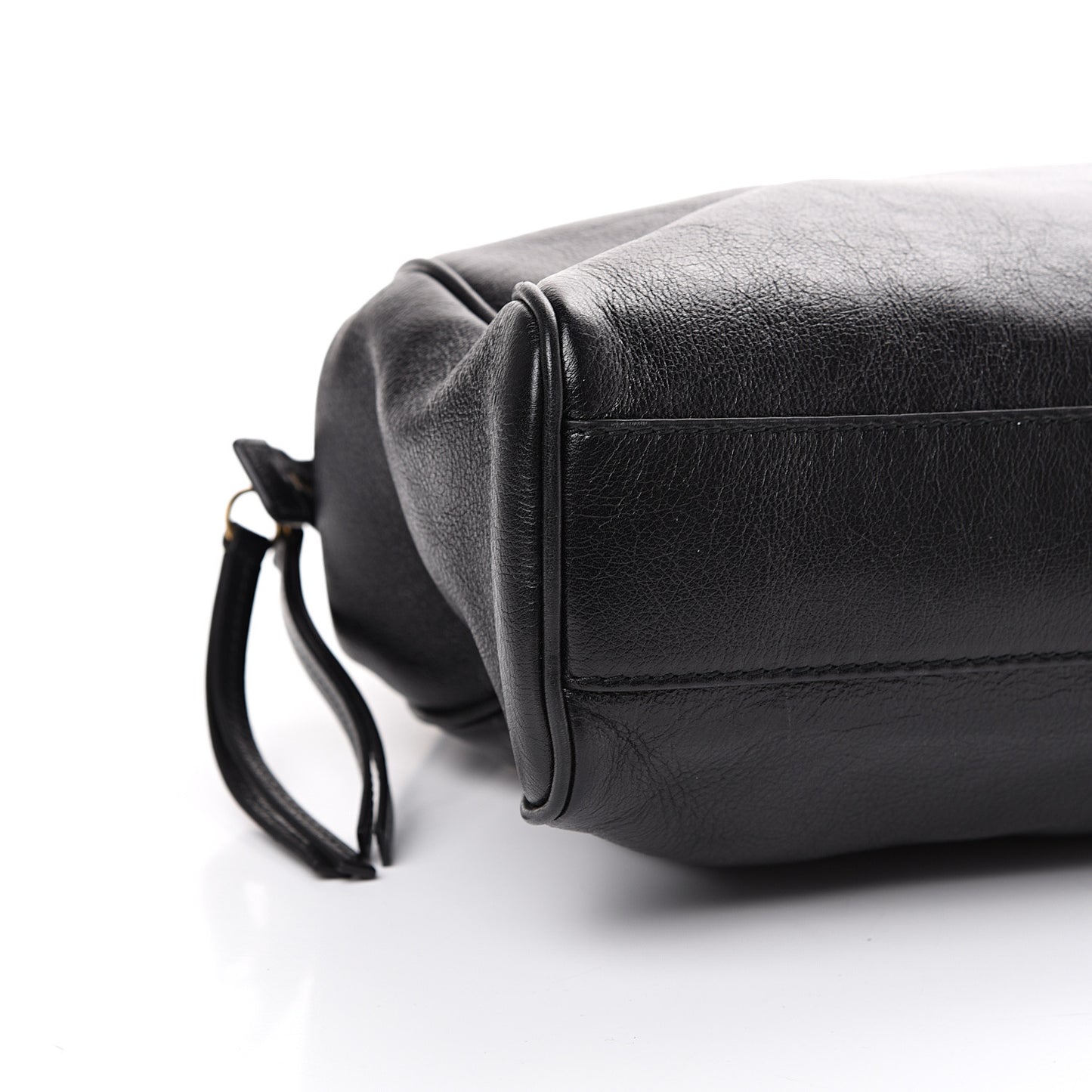 Calfskin Large Re(Belle) Top Handle Bag Black