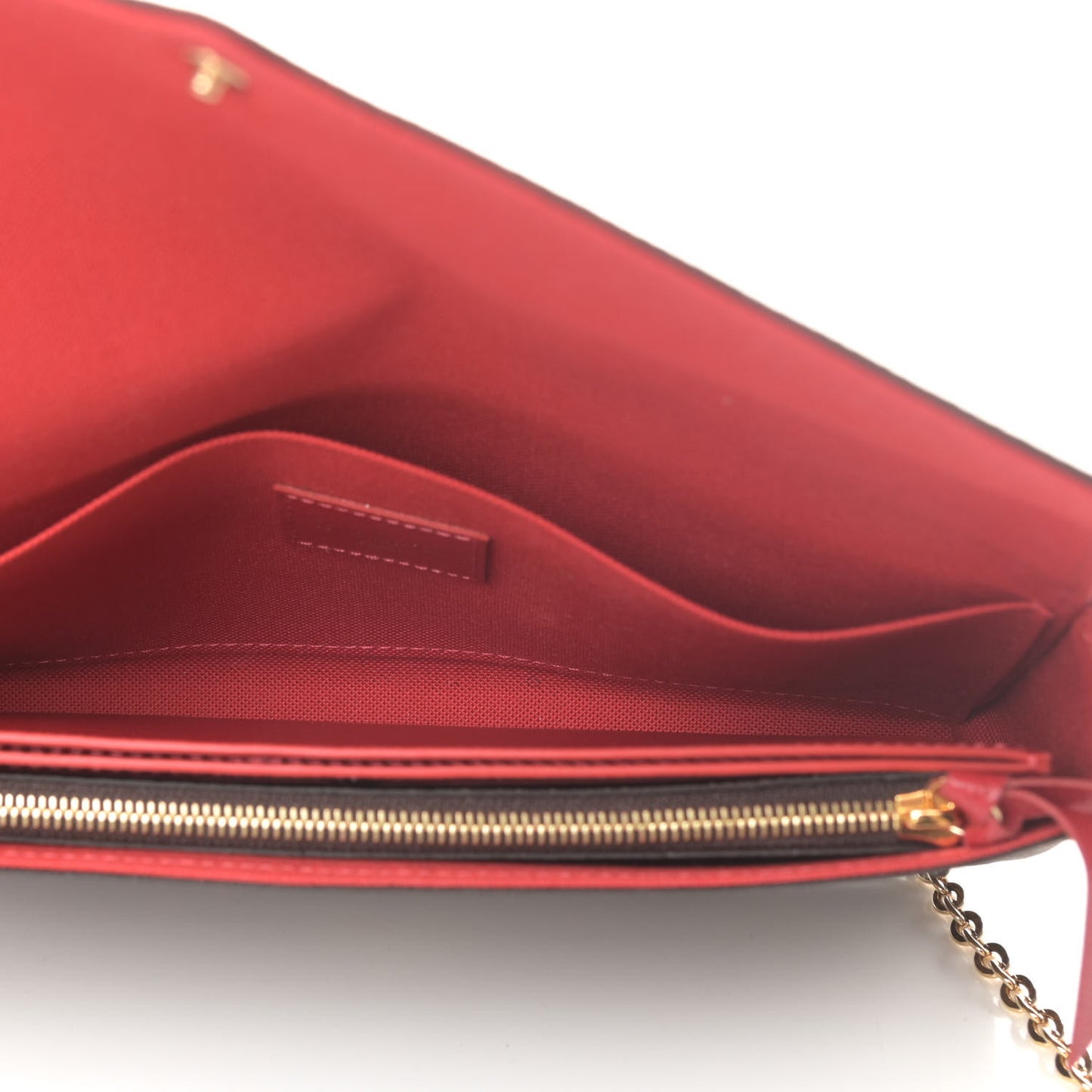 Damier Ebene Pochette Felicie Chain Wallet