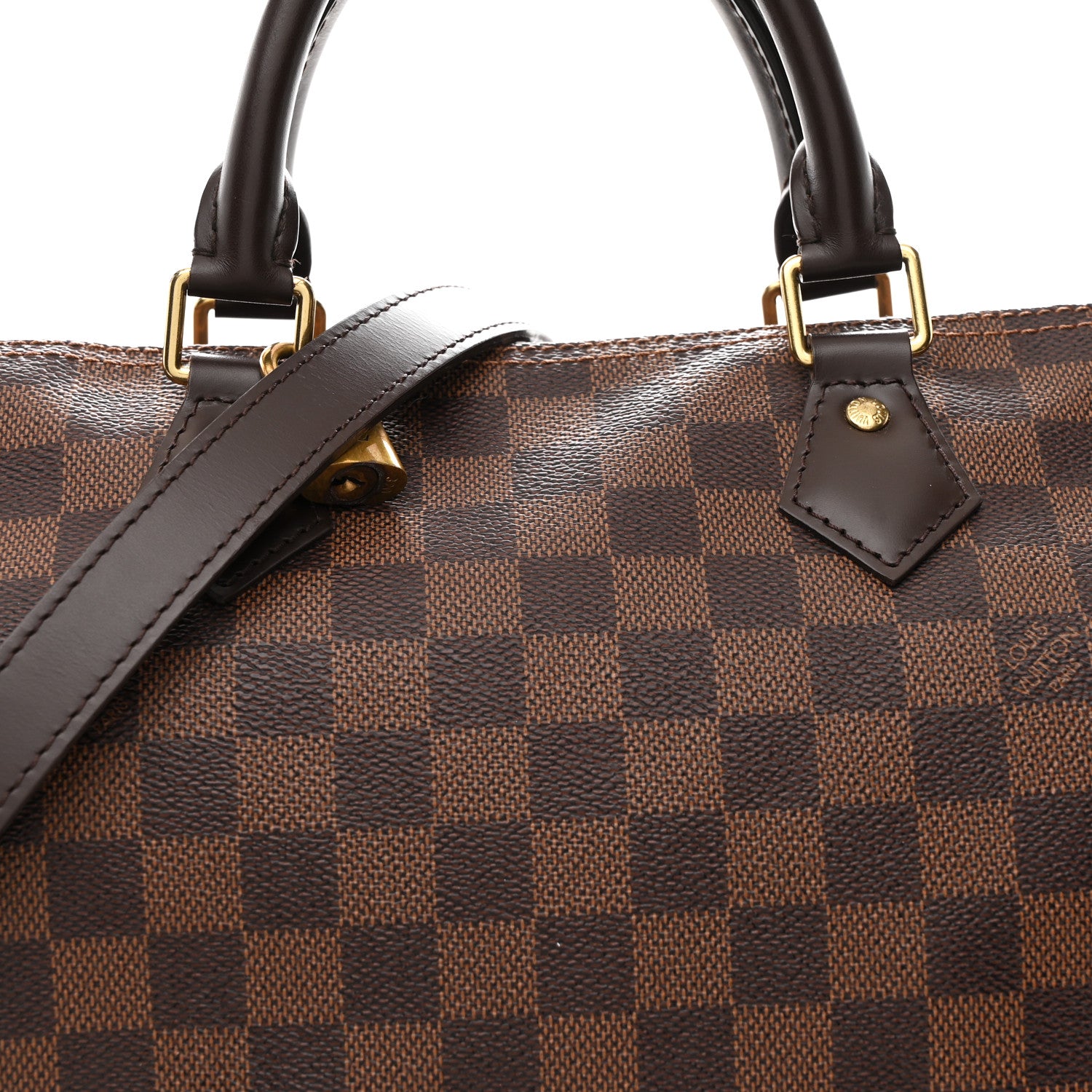 Louis Vuitton Damier Ebene Speedy Bandouliere 30 8 of 10