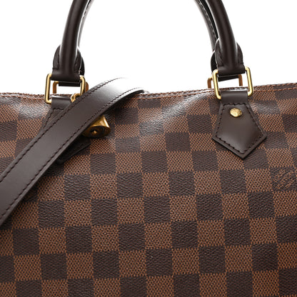 Louis Vuitton Damier Ebene Speedy Bandouliere 30 8 of 10