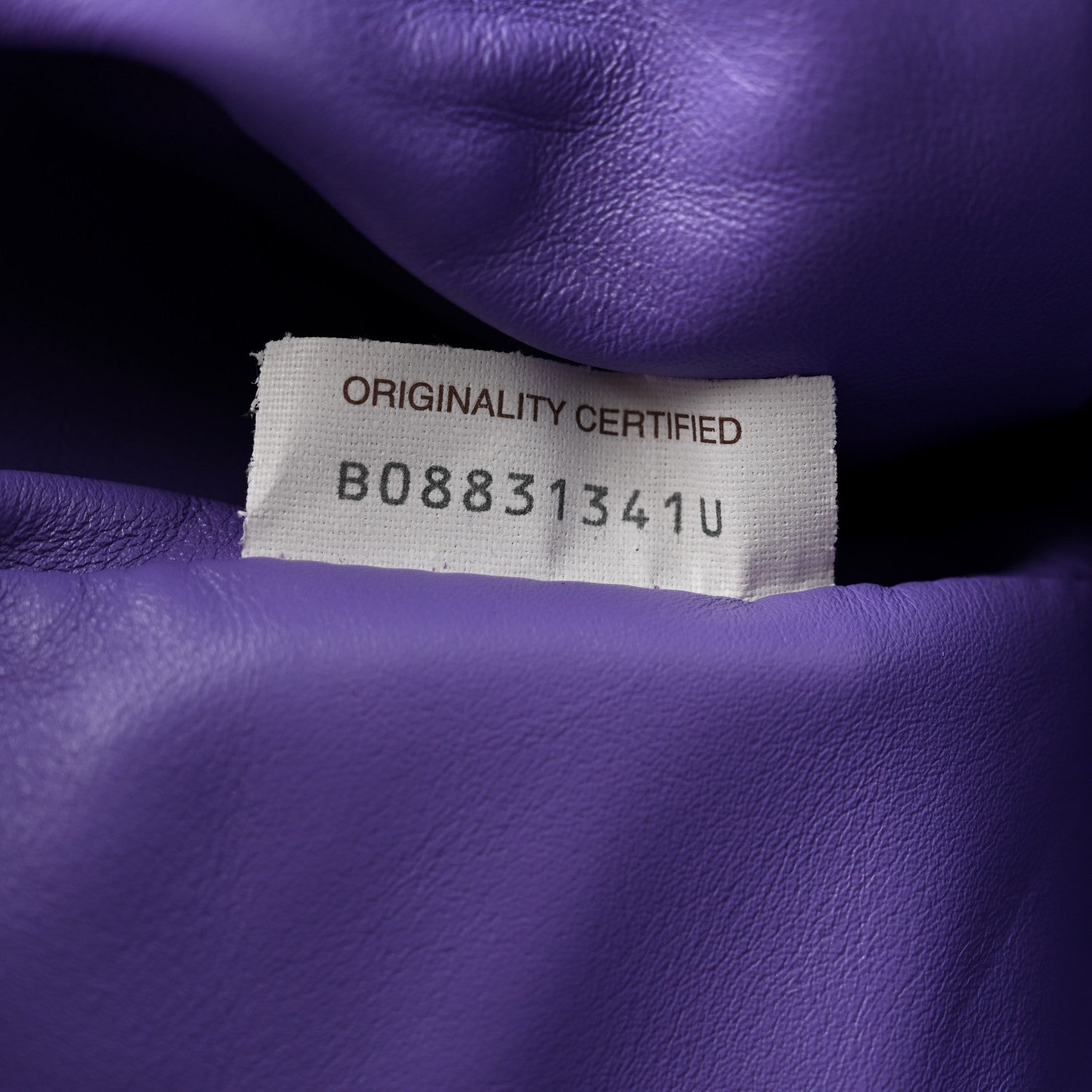 Bottega Veneta Smooth Butter Calf The Pouch Oversized Clutch Purple 6 of 6