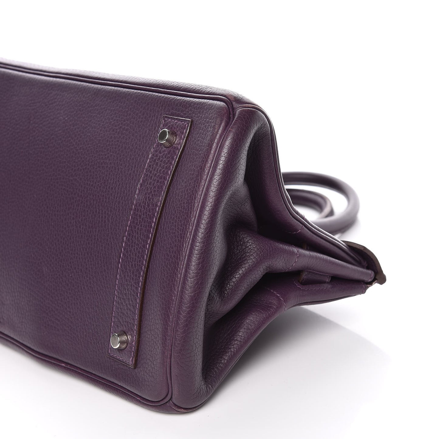 Taurillon Clemence JPG Birkin 42 Raisin