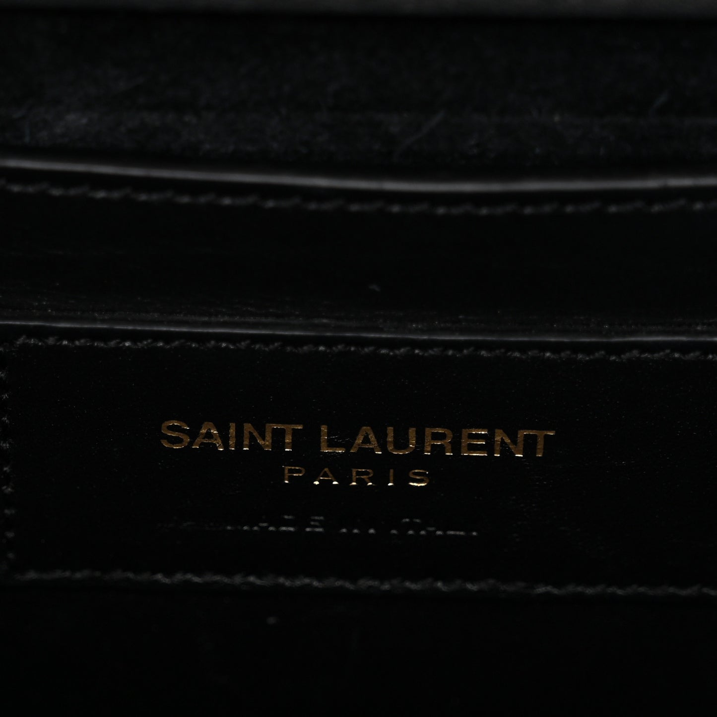 Smooth Calfskin Classic Monogram Kate Tassel Chain Wallet Black
