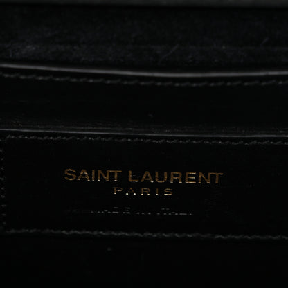 Saint Laurent Smooth Calfskin Classic Monogram Kate Tassel Chain Wallet Black 6 of 13