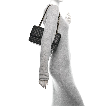 Chanel Caviar Quilted Medium Double Flap Black 2 of 12