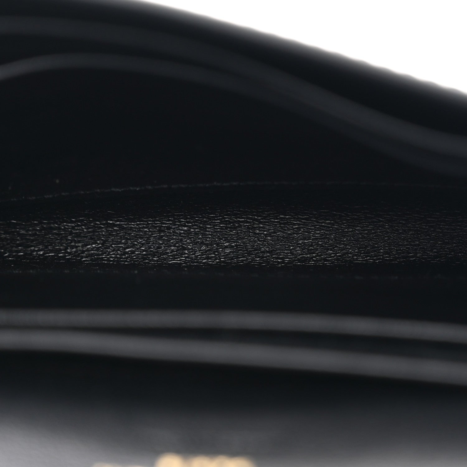 Saint Laurent Lambskin Patent Small Monogram Cassandre Envelope Wallet Black 5 of 9