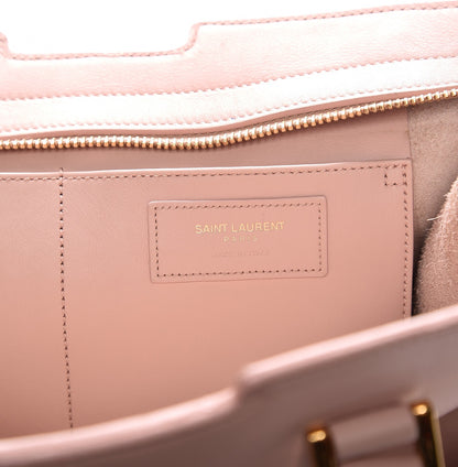 Saint Laurent Calfskin Monogram Small Cabas Pale Blush 8 of 9