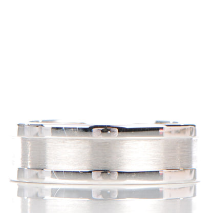 Cartier 18K White Gold 7mm C De Ring 57 8 3 of 7