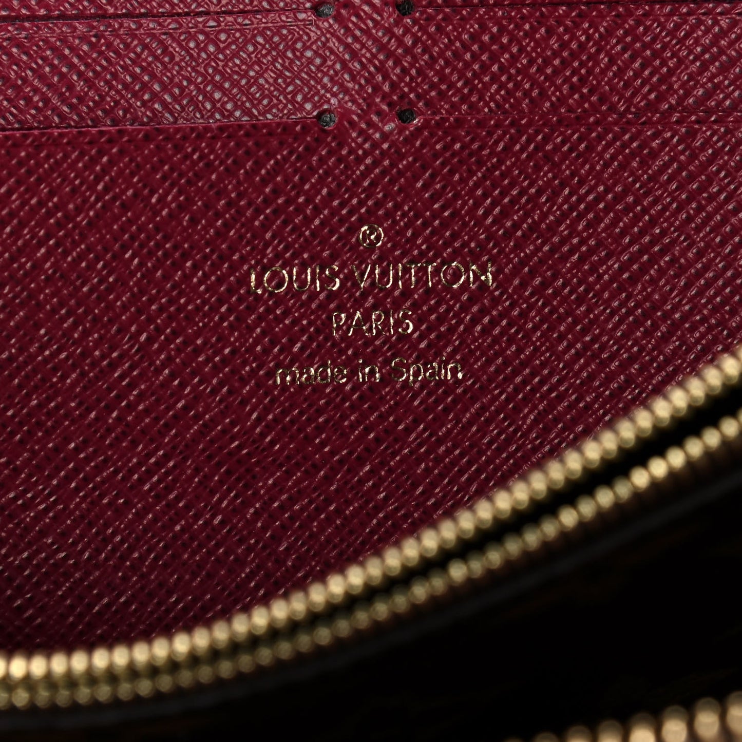 Monogram Clemence Wallet Fuchsia