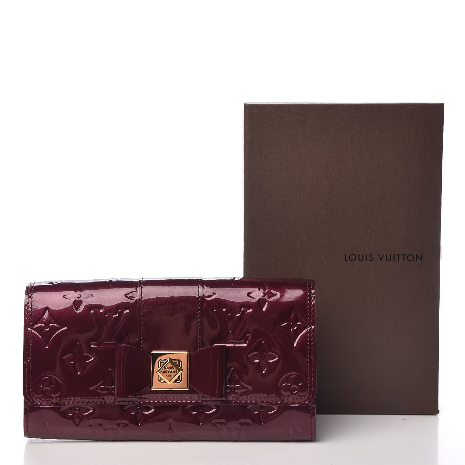 Louis Vuitton Vernis Sarah Noeud Wallet Rouge Fauviste 8 of 8
