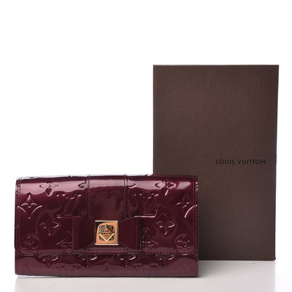 Louis Vuitton Vernis Sarah Noeud Wallet Rouge Fauviste 8 of 8