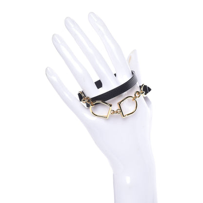 Hermes Swift Etrier Double Tour Bracelet T3 Black 2 of 6
