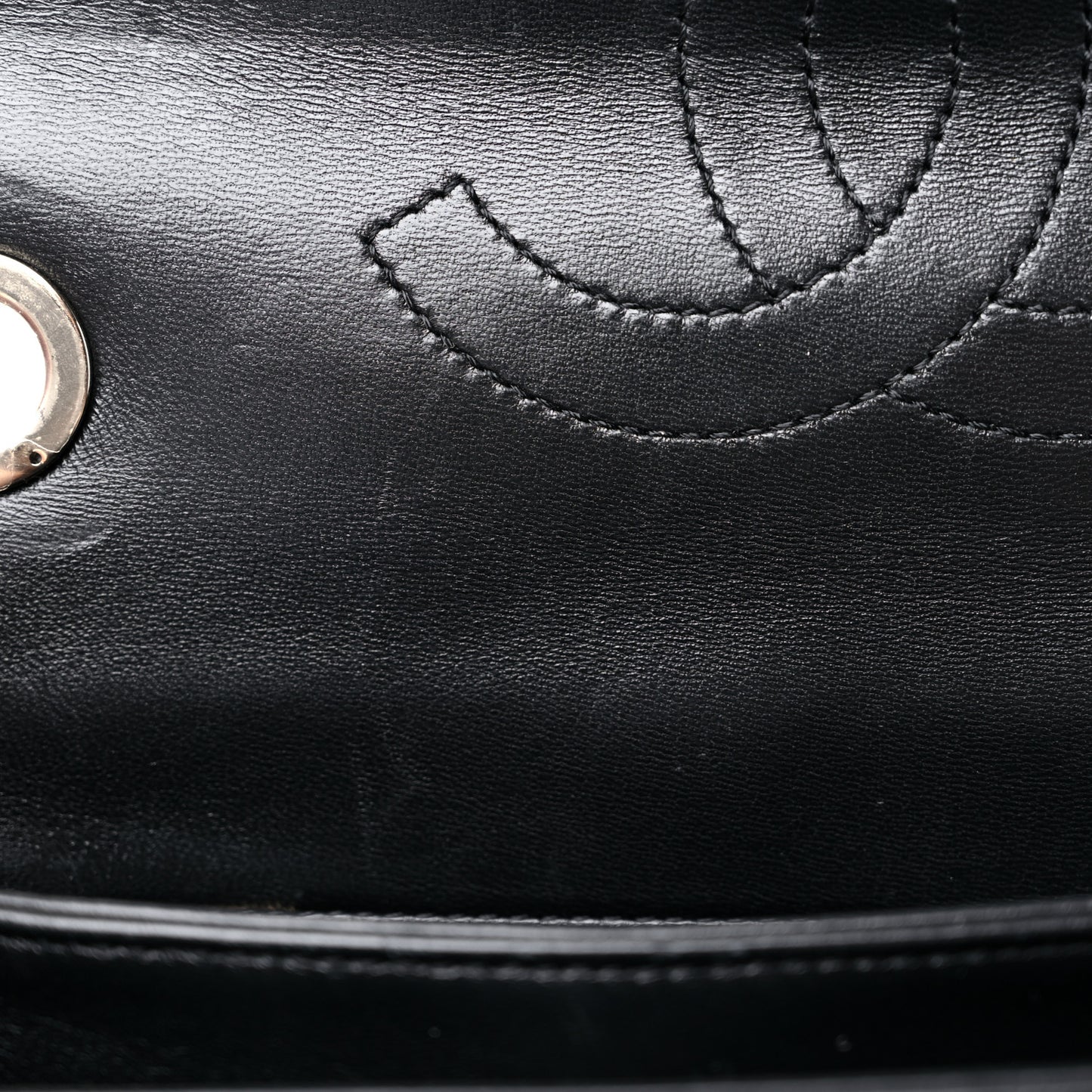 Lambskin Quilted Small Trendy CC Dual Handle Flap Bag Black