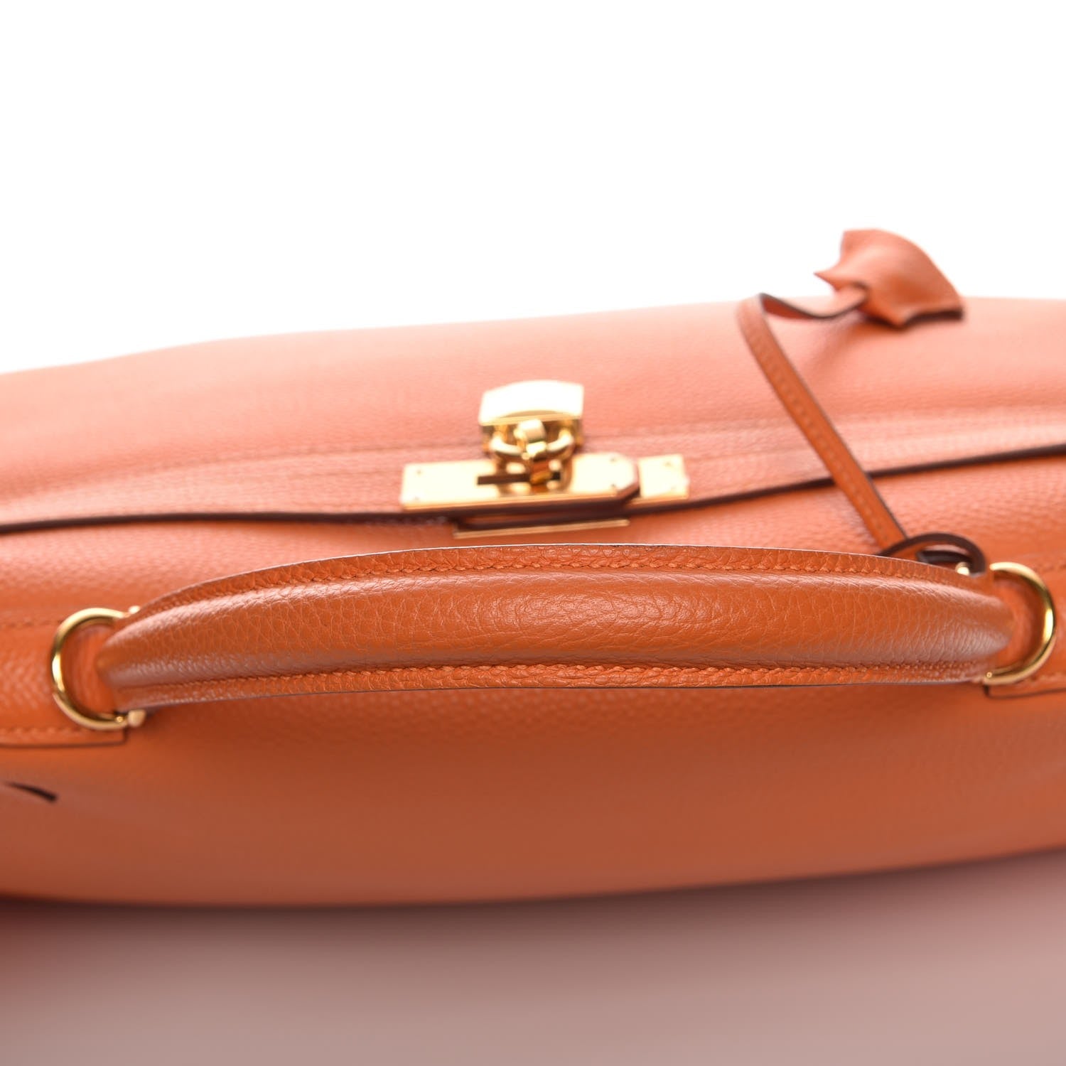 Hermes Togo Kelly Retourne 35 Orange 15 of 34