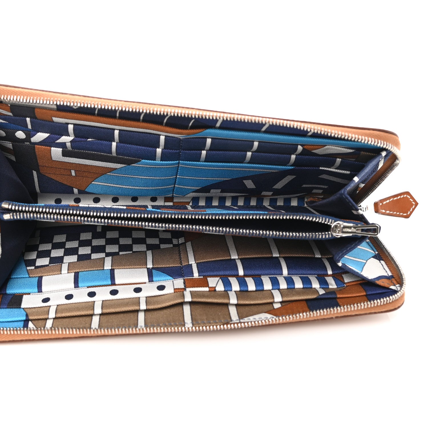 Hermes Epsom Silk'In Wallet Gold 5 of 8