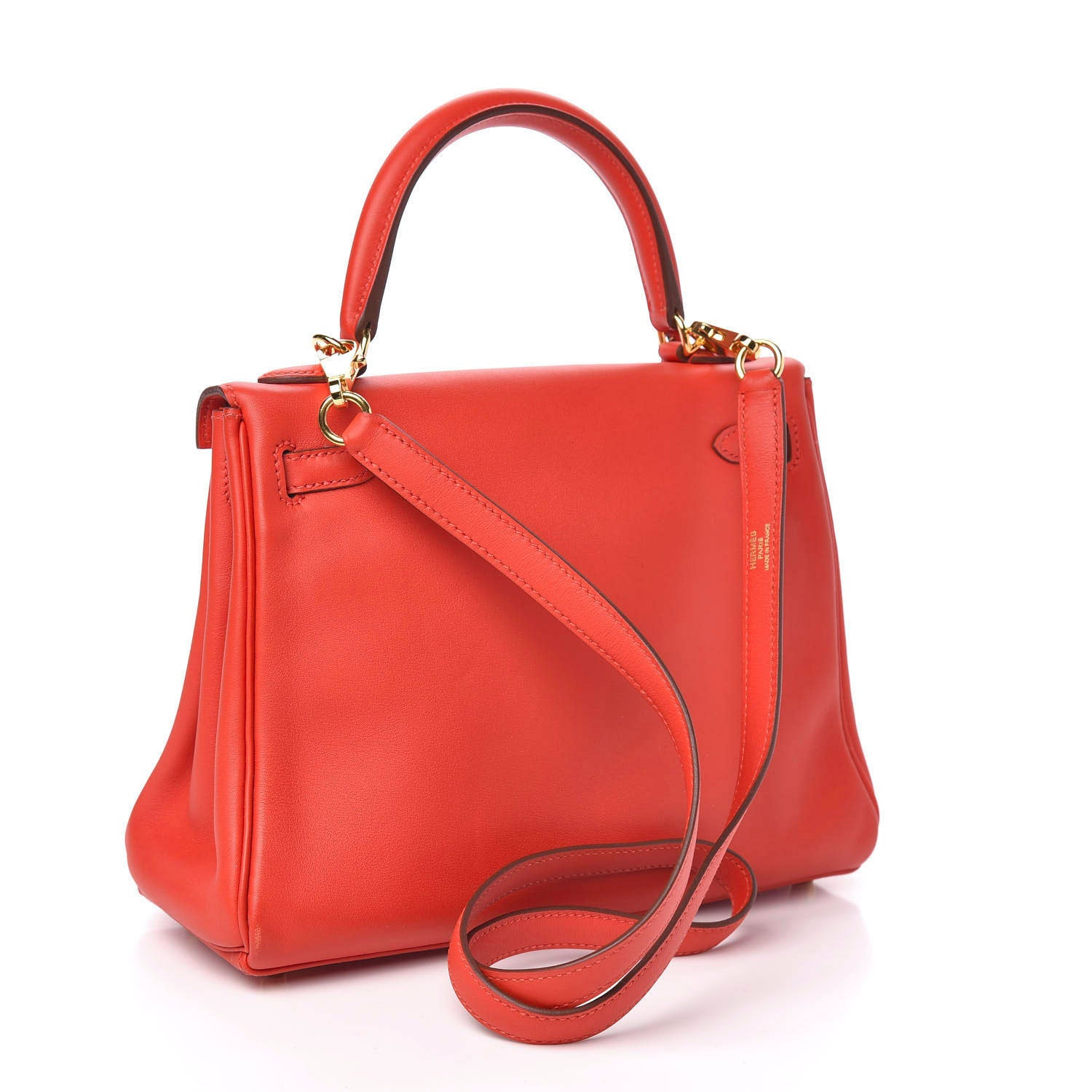 Hermes Swift Kelly Retourne 25 Capucine 3 of 10
