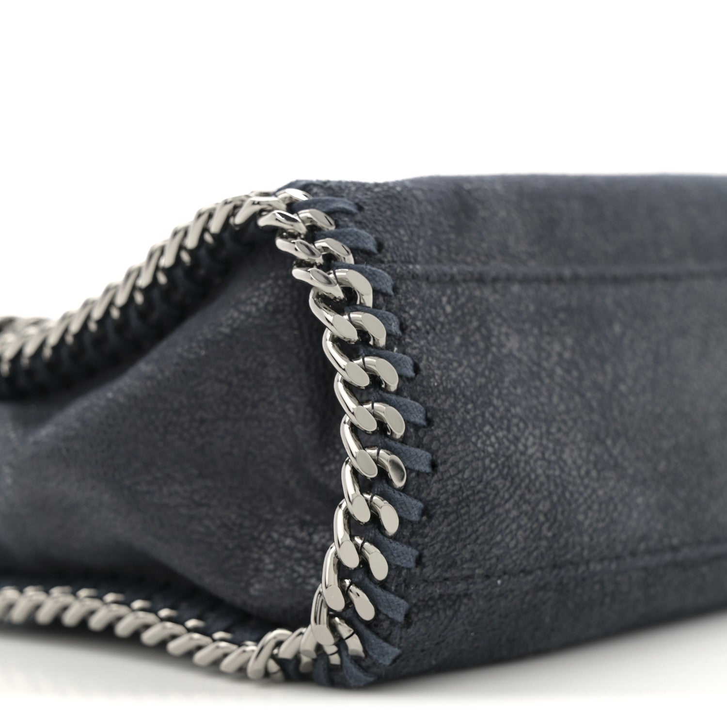 Stella McCartney Shaggy Deer Mini Falabella Shoulder Bag Midnight 8 of 9