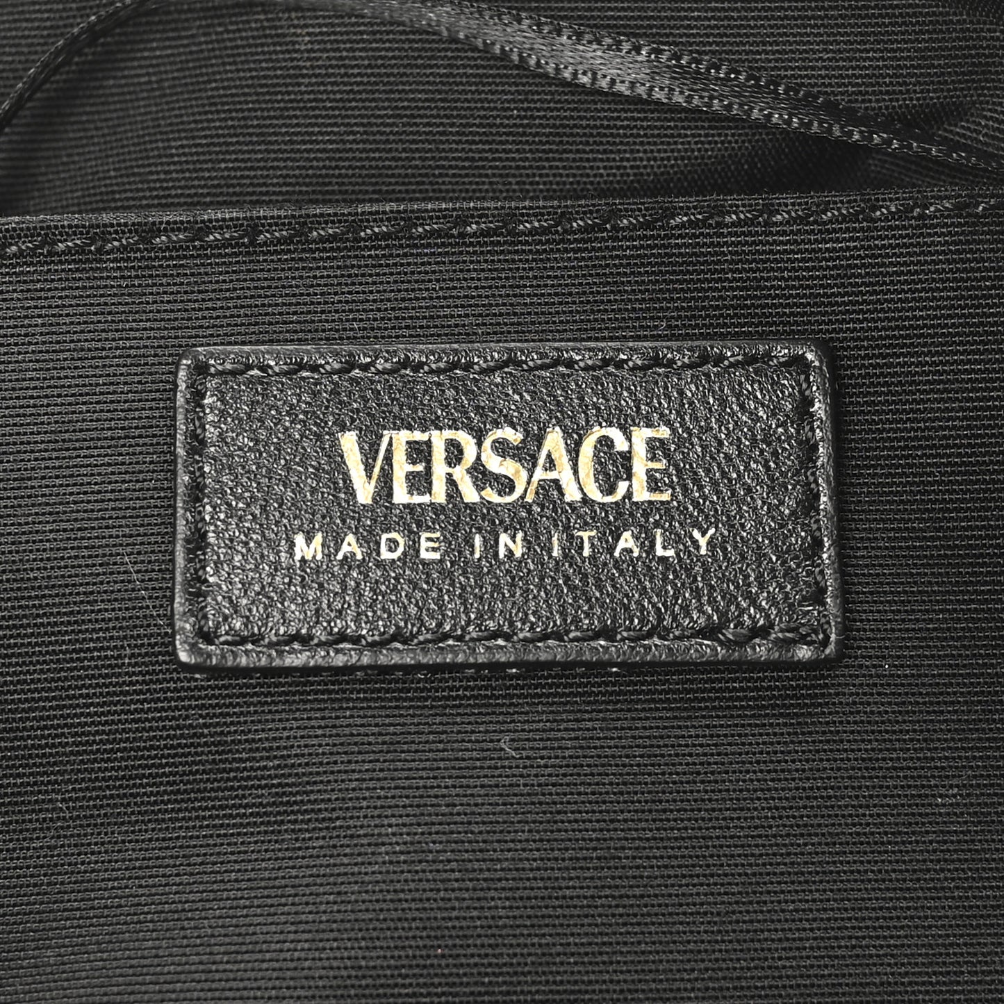 Nappa Quilted La Medusa Shoulder Bag Black