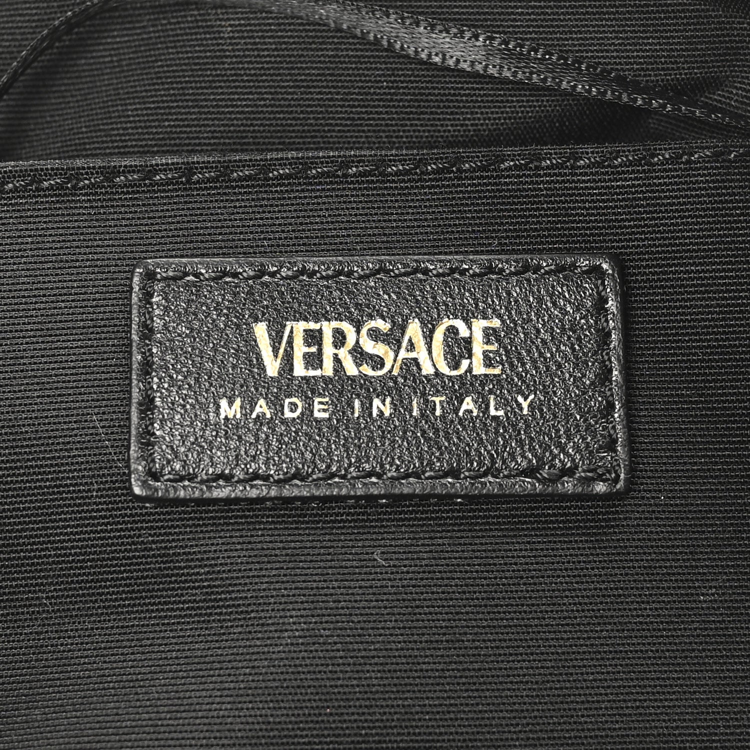 Versace Nappa Quilted La Medusa Shoulder Bag Black 6 of 9