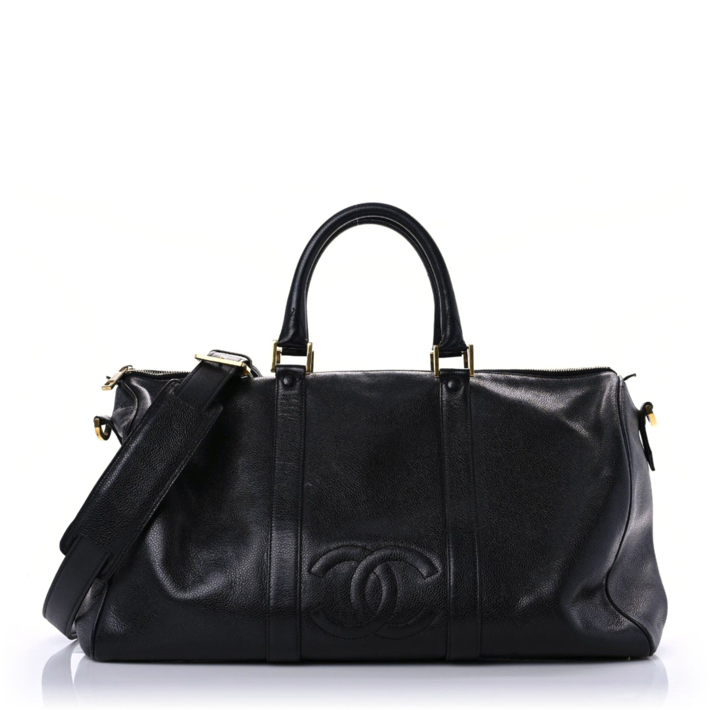 Caviar Timeless CC Duffel Bag Black