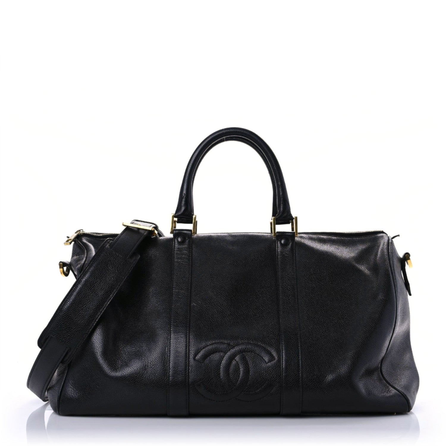 Chanel Caviar Timeless CC Duffel Bag Black 1 of 19