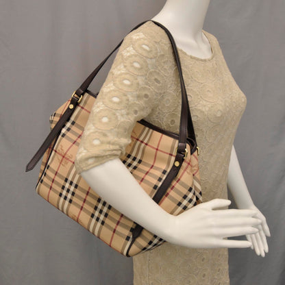 Burberry Small Haymarket Check Tote 2 of 7