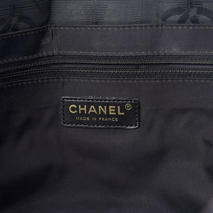 Chanel Nylon Large Travel Tote Black 5 of 9