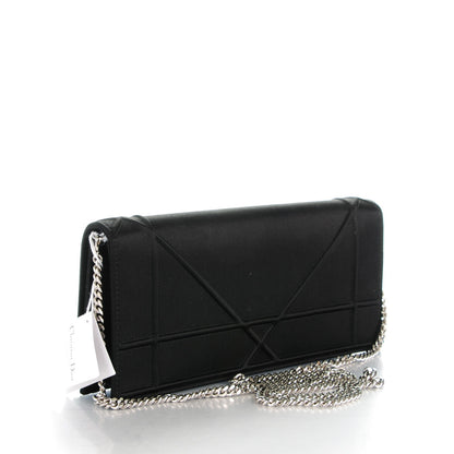 Christian Dior Satin Diorama Pochette Black 3 of 6
