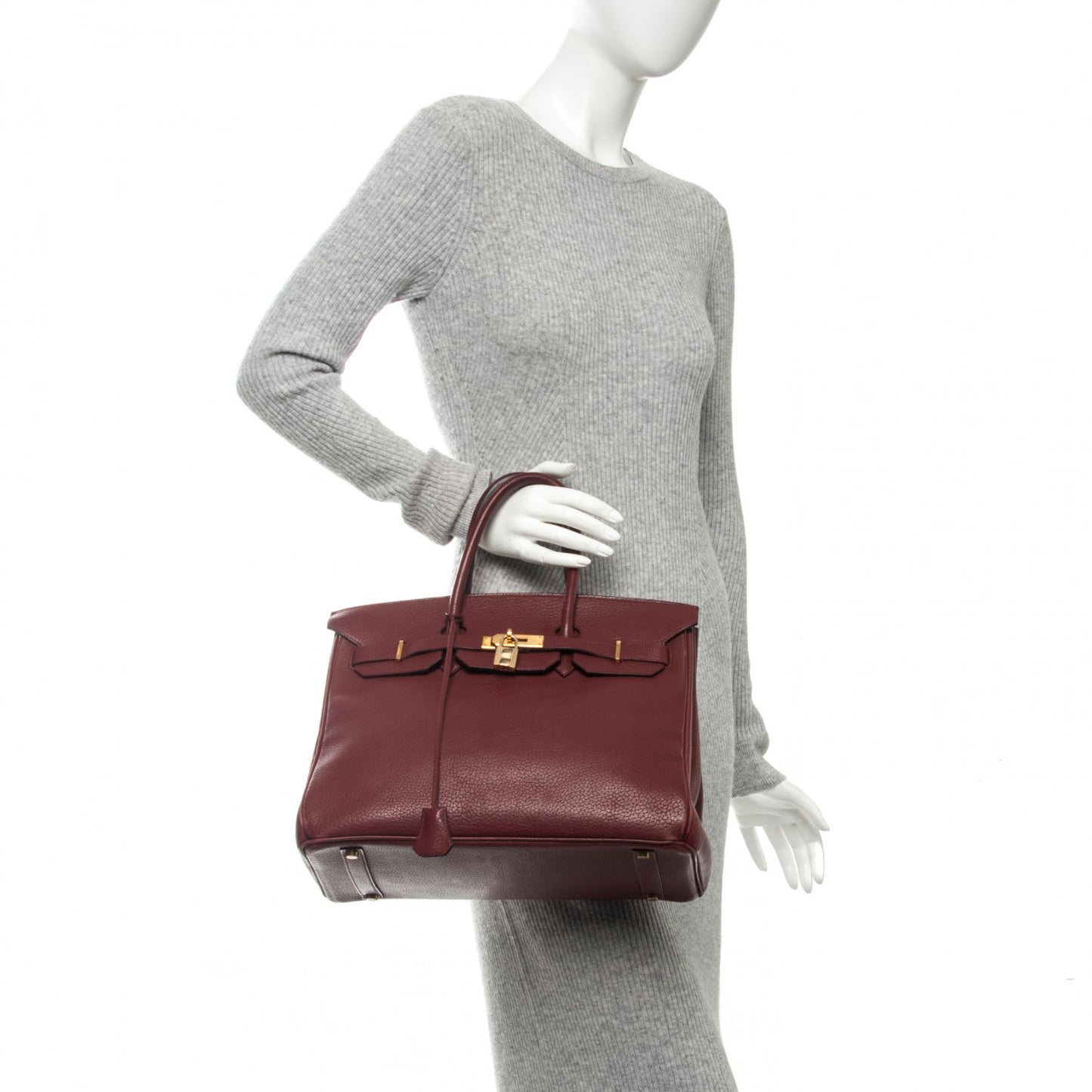 Chevre de Coromandel Birkin 35 Rouge H