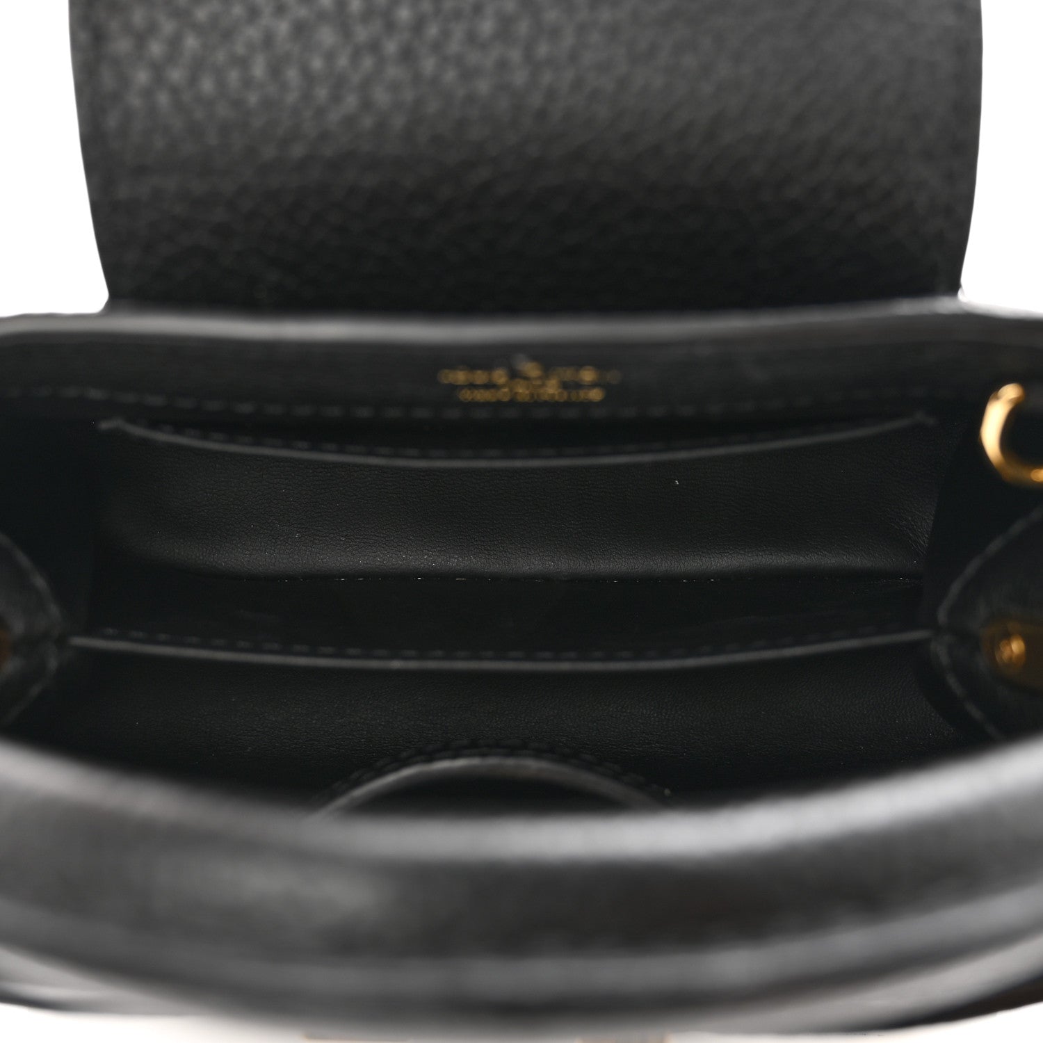 Louis Vuitton Taurillon Mini Capucines Black 5 of 9