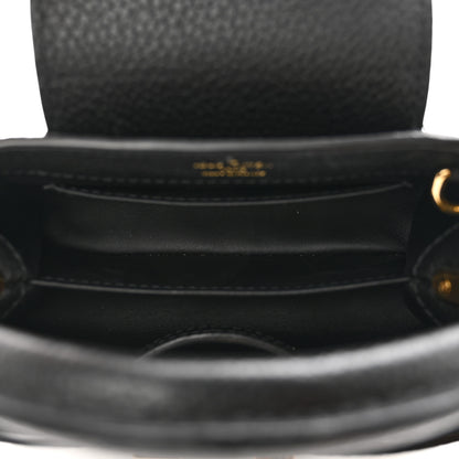 Louis Vuitton Taurillon Mini Capucines Black 5 of 9
