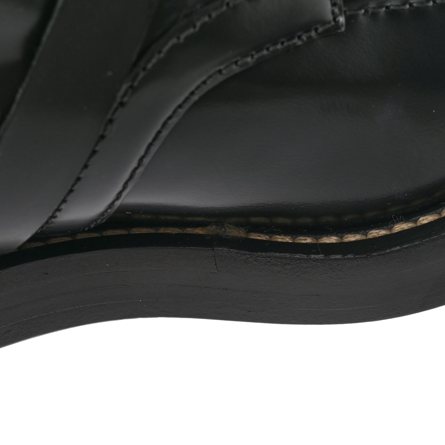 Brushed Calfskin Ceinture Ankle Boots 37.5 Black