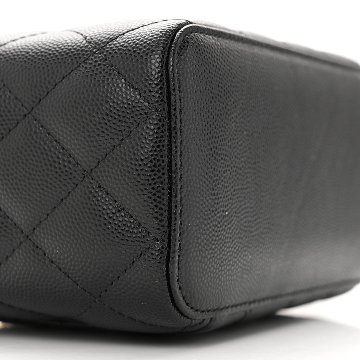 Chanel Caviar Quilted Small Vanity Case With Chain Black 9 of 12