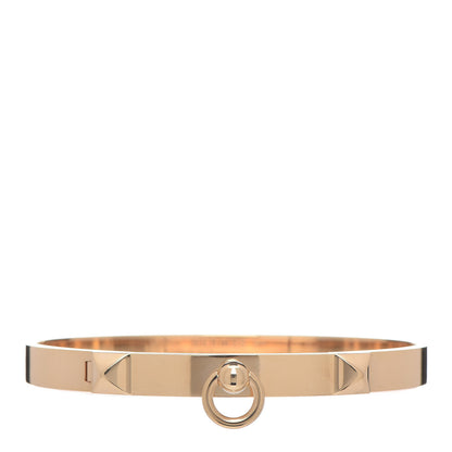 Hermes 18K Yellow Gold PM Collier De Chien Bracelet SH 1 of 4