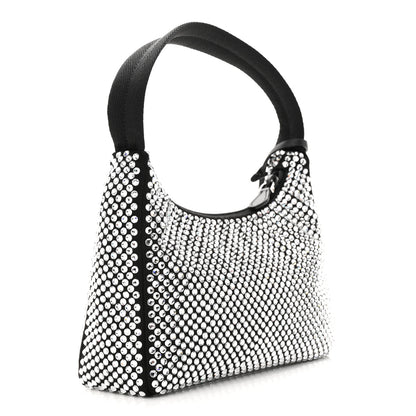 Prada Satin Crystal Mini Re-Edition 2000 Bag Cristal 3 of 12