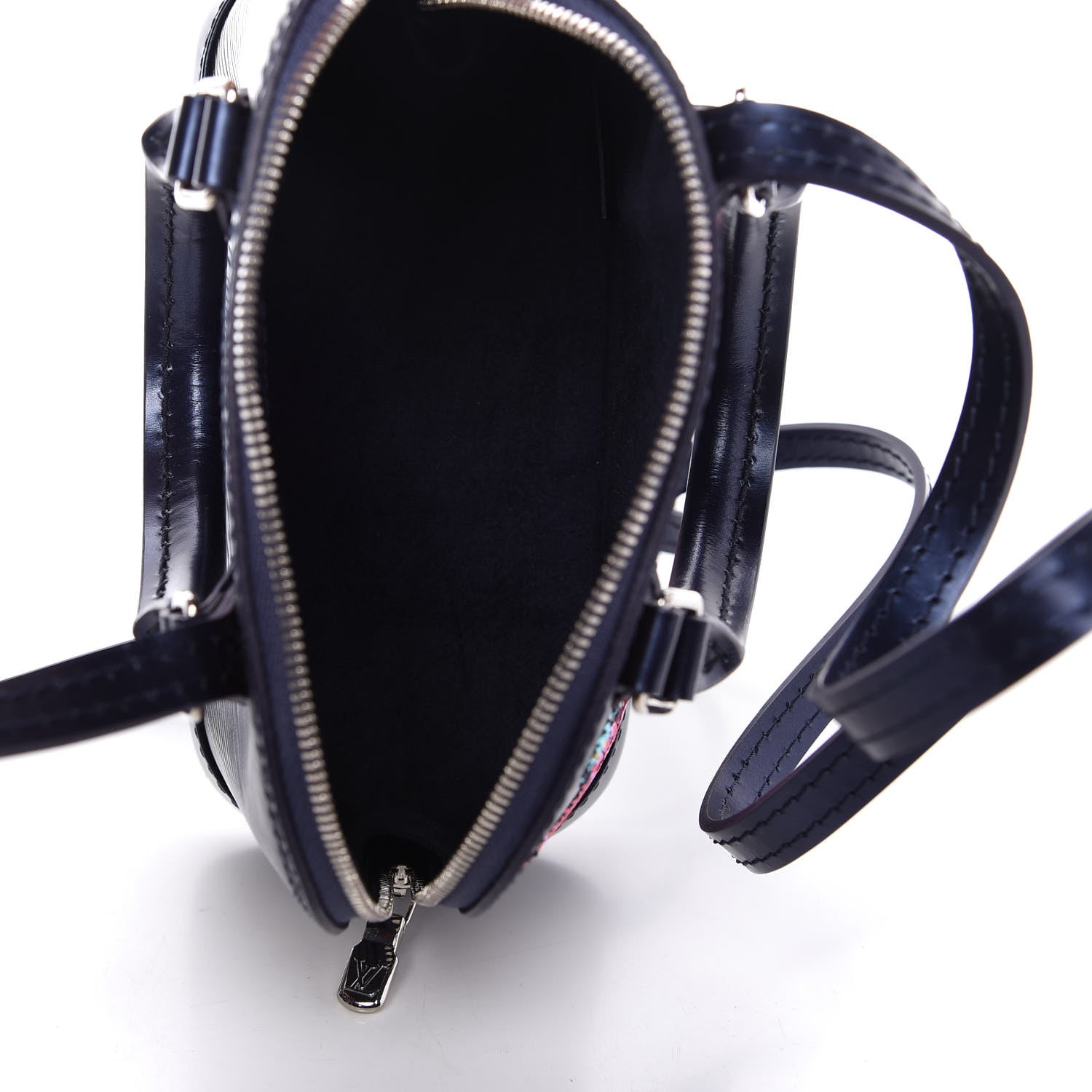 Louis Vuitton Epi Sequins Flame Alma Nano Blue Nuit 5 of 8