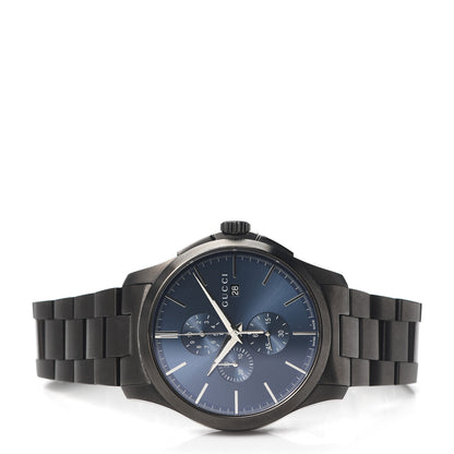 Gucci PVD Stainless Steel 44mm G-Timeless Chronograph Quartz Watch Blue 3 of 6
