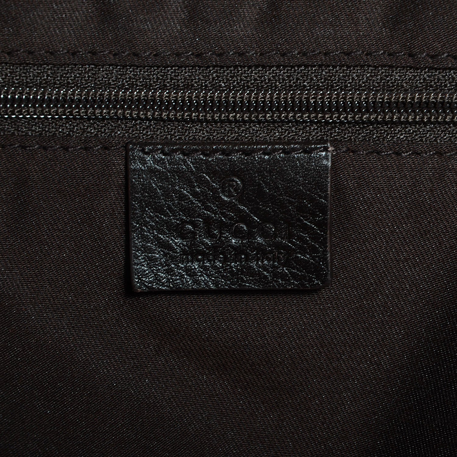 Gucci Monogram Medium New Ladies Web Tote Dark Brown 7 of 8