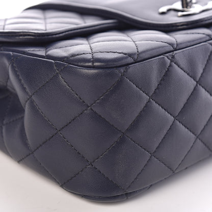 Chanel Lambskin Quilted Elementary Chic Flap Navy 5 of 13