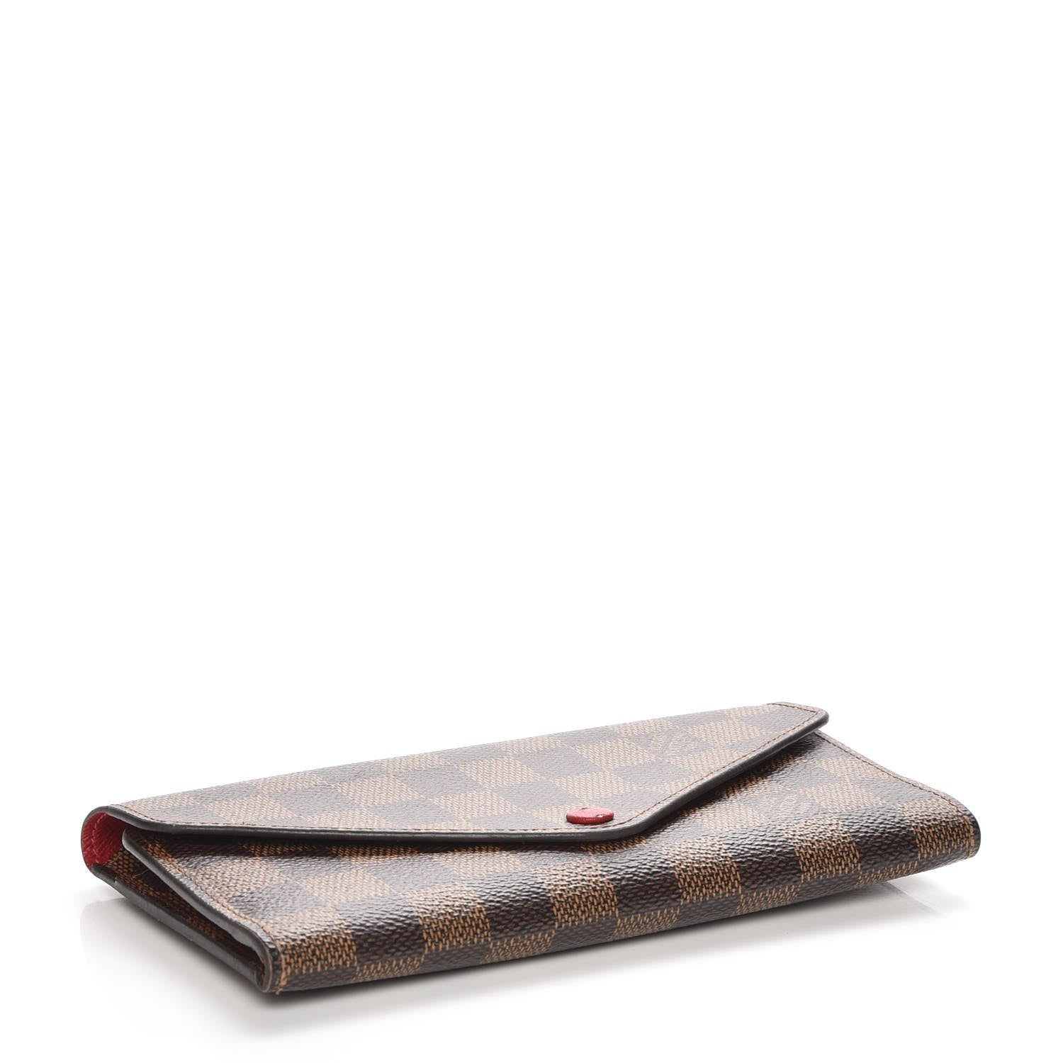Louis Vuitton Damier Ebene Josephine Wallet Red 4 of 9