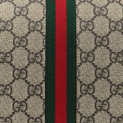 Gucci GG Supreme Monogram Web Small Ophidia Flap Messenger Bag Brown 8 of 10